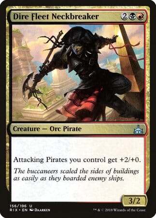 Dire Fleet Neckbreaker [Rivals of Ixalan] MTG Single Magic: The Gathering  | Multizone: Comics And Games