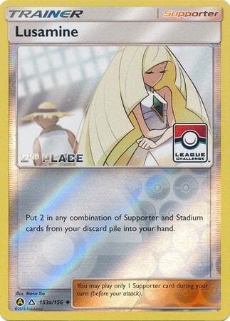 Lusamine (153a/156) (League Challenge Alt Art 2nd Place) [Sun & Moon: Ultra Prism] Pokemon Single Pokémon  | Multizone: Comics And Games