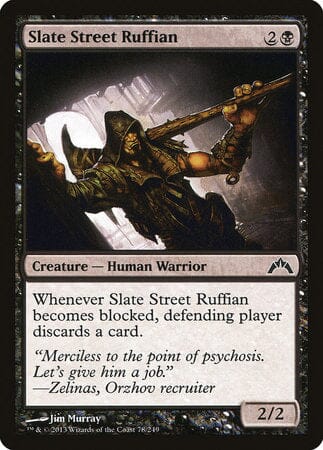 Slate Street Ruffian [Gatecrash] MTG Single Magic: The Gathering  | Multizone: Comics And Games