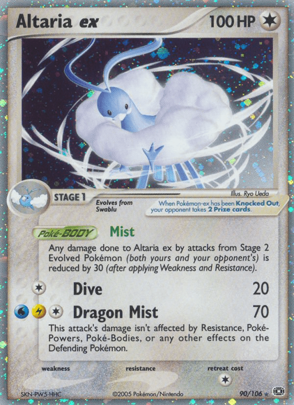Altaria ex (90/106) [EX: Emerald] Pokemon Single Pokémon  | Multizone: Comics And Games
