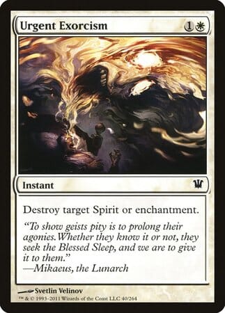 Urgent Exorcism [Innistrad] MTG Single Magic: The Gathering  | Multizone: Comics And Games