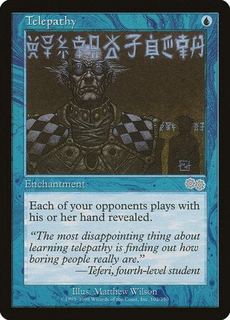Telepathy [Urza's Saga] MTG Single Magic: The Gathering  | Multizone: Comics And Games