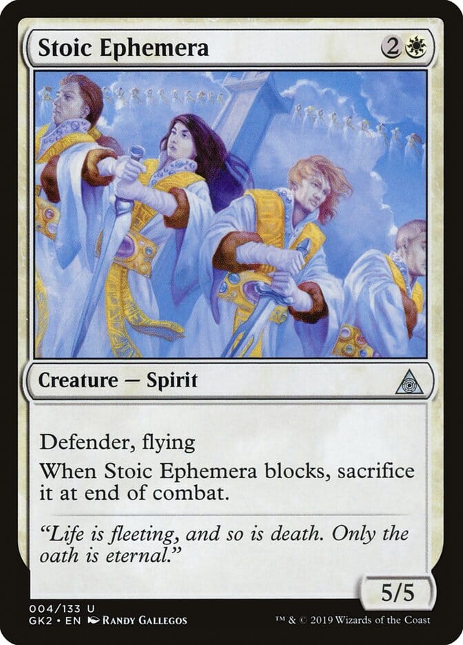 Stoic Ephemera [Ravnica Allegiance Guild Kit] MTG Single Magic: The Gathering  | Multizone: Comics And Games
