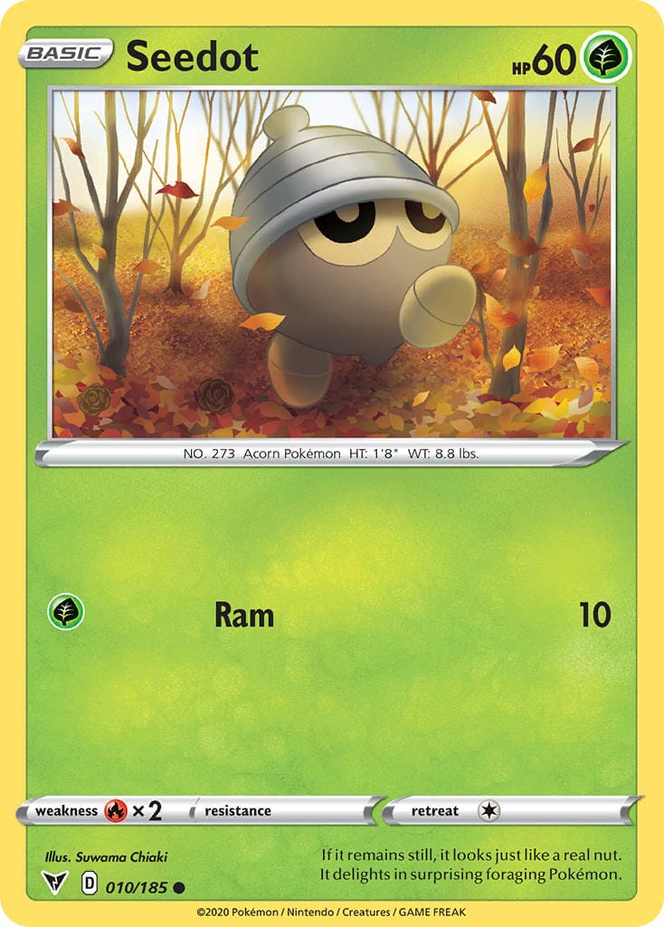 Seedot (010/185) [Sword & Shield: Vivid Voltage] Pokemon Single Pokémon  | Multizone: Comics And Games