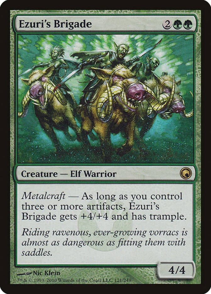 Ezuri's Brigade [Scars of Mirrodin] MTG Single Magic: The Gathering  | Multizone: Comics And Games