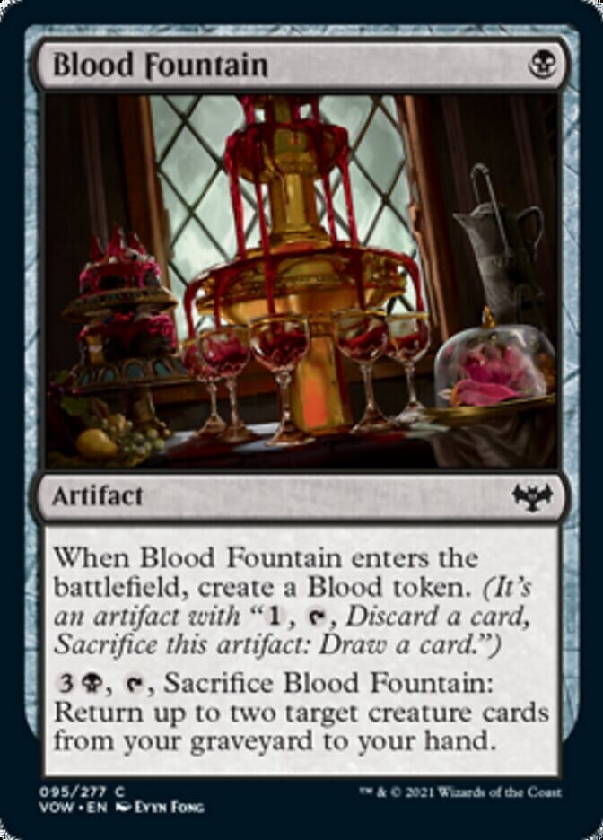 Blood Fountain [Innistrad: Crimson Vow] MTG Single Magic: The Gathering  | Multizone: Comics And Games
