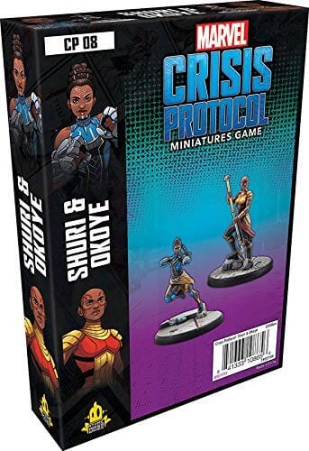 MARVEL CP: SHURI & OKOYE Miniatures|Figurines Atomic Mass Games  | Multizone: Comics And Games