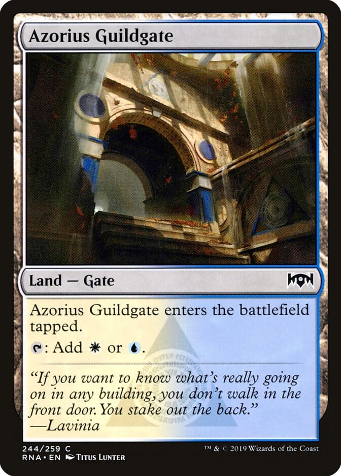 Azorius Guildgate (244/259) [Ravnica Allegiance] MTG Single Magic: The Gathering  | Multizone: Comics And Games