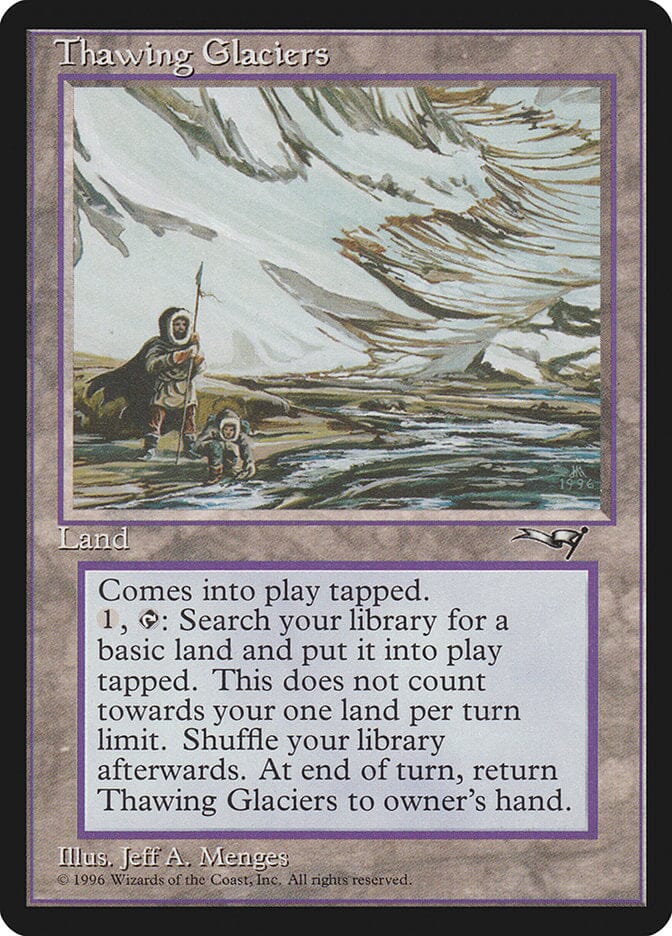 Thawing Glaciers [Alliances] MTG Single Magic: The Gathering  | Multizone: Comics And Games