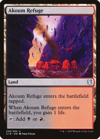 Akoum Refuge [Commander 2019] MTG Single Magic: The Gathering  | Multizone: Comics And Games