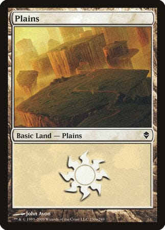 Plains (230a) [Zendikar] MTG Single Magic: The Gathering  | Multizone: Comics And Games