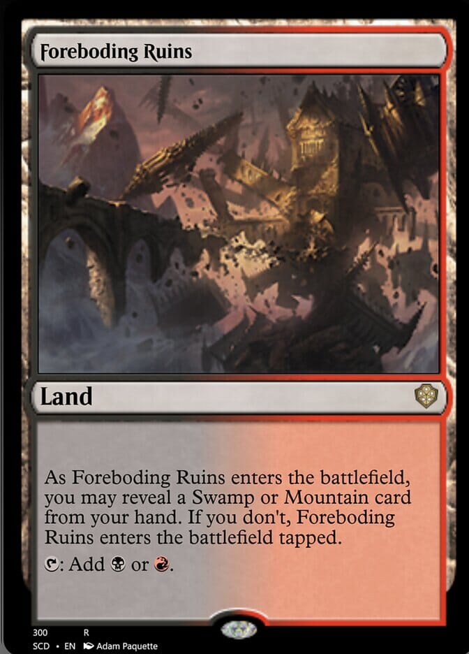 Foreboding Ruins [Starter Commander Decks] MTG Single Magic: The Gathering  | Multizone: Comics And Games