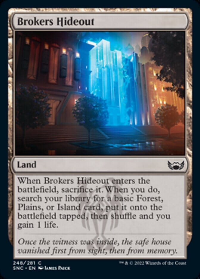 Brokers Hideout [Streets of New Capenna] MTG Single Magic: The Gathering  | Multizone: Comics And Games