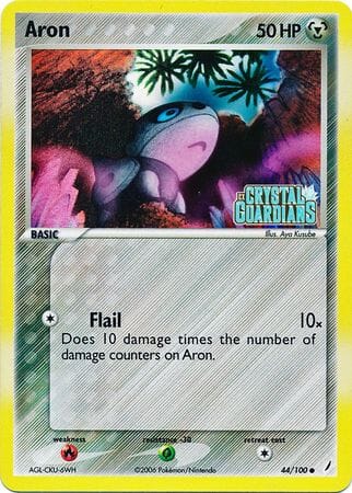 Aron (44/100) (Stamped) [EX: Crystal Guardians] Pokemon Single Pokémon  | Multizone: Comics And Games