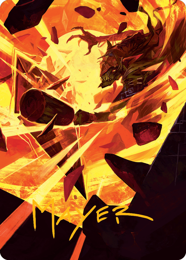 Zada, Hedron Grinder Art Card (Gold-Stamped Signature) [March of the Machine Art Series] MTG Single Magic: The Gathering  | Multizone: Comics And Games