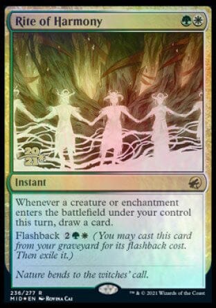 Rite of Harmony [Innistrad: Midnight Hunt Prerelease Promos] MTG Single Magic: The Gathering  | Multizone: Comics And Games