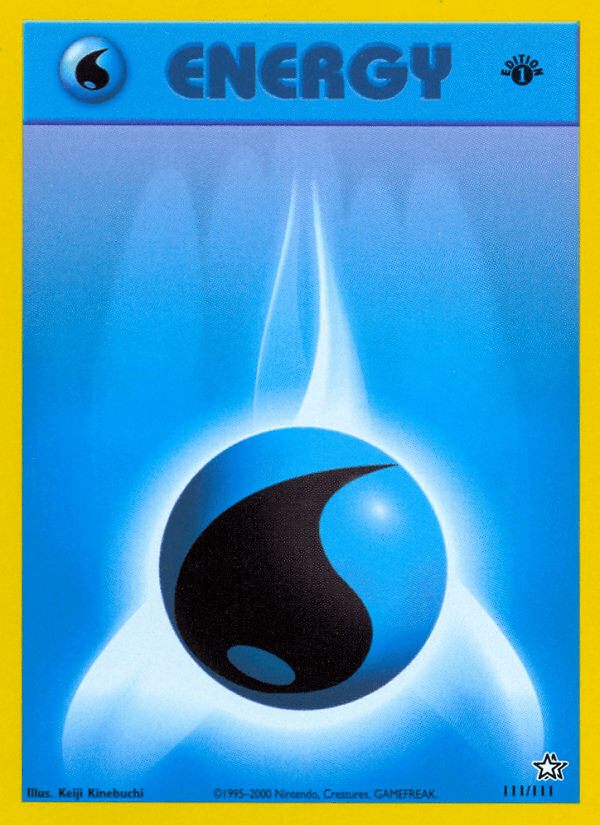 Water Energy (111/111) [Neo Genesis 1st Edition] Pokemon Single Pokémon  | Multizone: Comics And Games