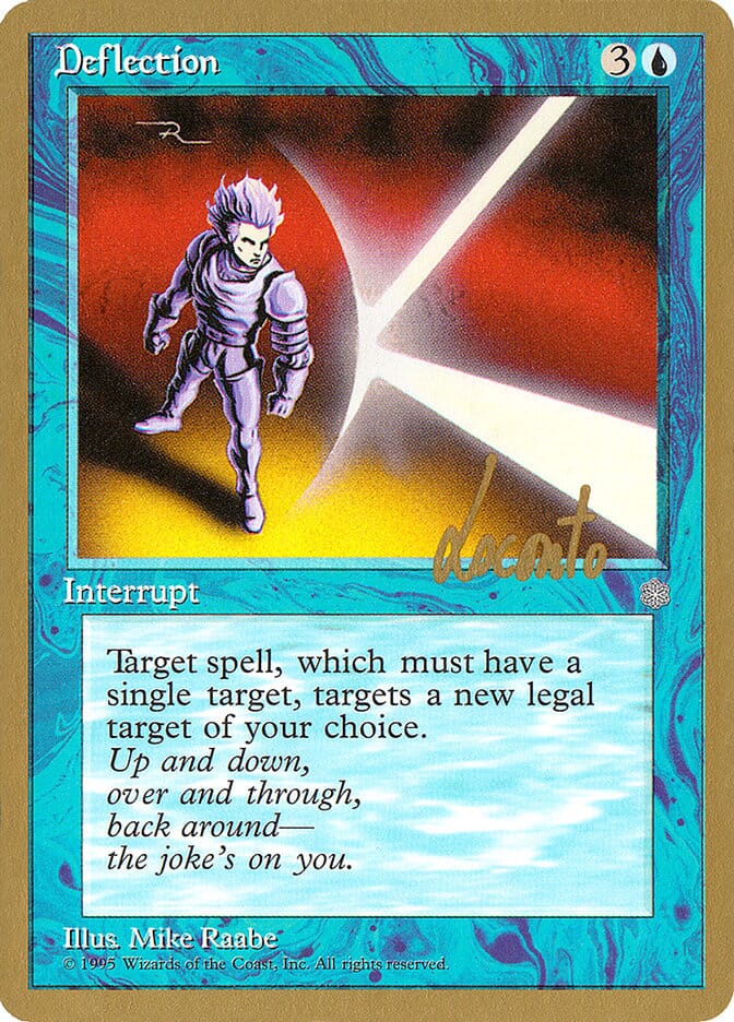 Deflection (Michael Loconto) [Pro Tour Collector Set] MTG Single Magic: The Gathering  | Multizone: Comics And Games