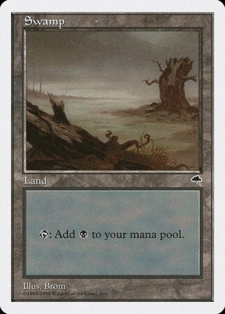 Swamp (Tempest) [Anthologies] MTG Single Magic: The Gathering  | Multizone: Comics And Games