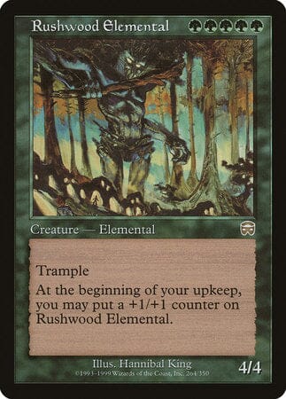 Rushwood Elemental [Mercadian Masques] MTG Single Magic: The Gathering  | Multizone: Comics And Games