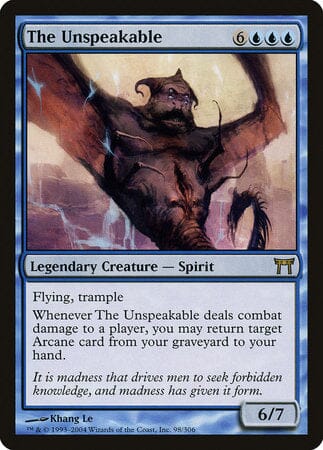 The Unspeakable [Champions of Kamigawa] MTG Single Magic: The Gathering  | Multizone: Comics And Games