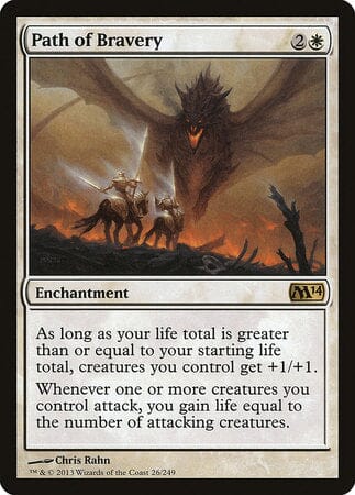 Path of Bravery [Magic 2014] MTG Single Magic: The Gathering  | Multizone: Comics And Games