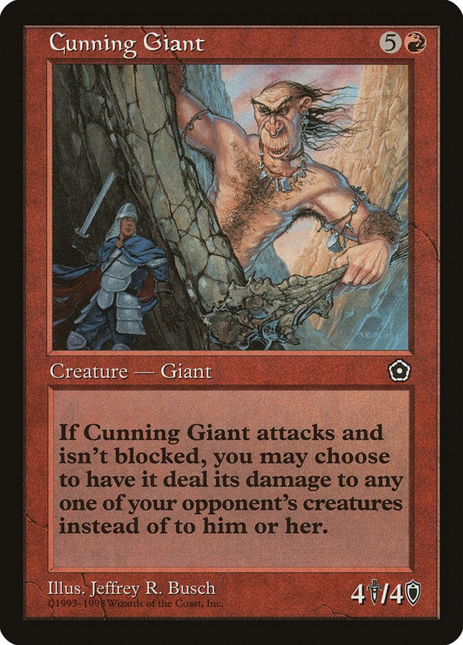 Cunning Giant [Portal Second Age] MTG Single Magic: The Gathering  | Multizone: Comics And Games