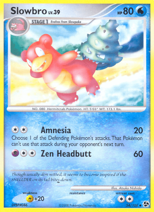 Slowbro (54/106) [Diamond & Pearl: Great Encounters] Pokemon Single Pokémon  | Multizone: Comics And Games