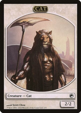 Cat Token [Scars of Mirrodin Tokens] MTG Single Magic: The Gathering  | Multizone: Comics And Games