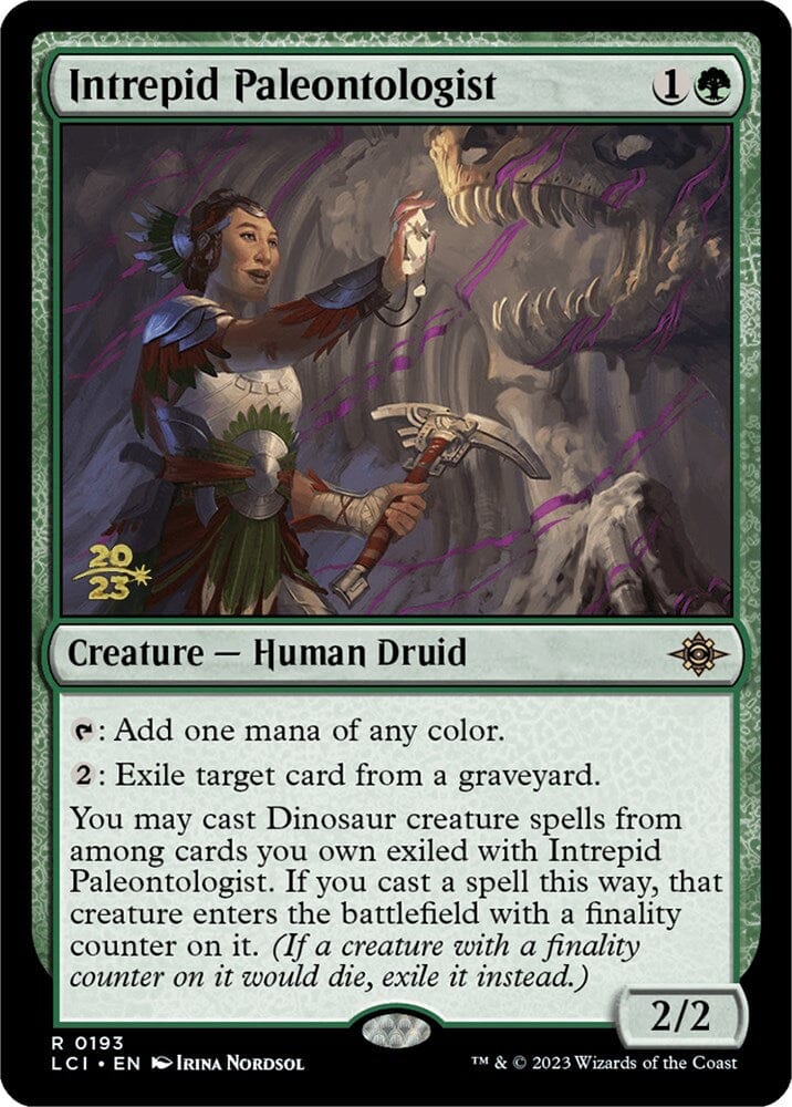 Intrepid Paleontologist [The Lost Caverns of Ixalan Prerelease Cards] MTG Single Magic: The Gathering  | Multizone: Comics And Games