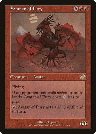 Avatar of Fury [Prophecy] MTG Single Magic: The Gathering  | Multizone: Comics And Games