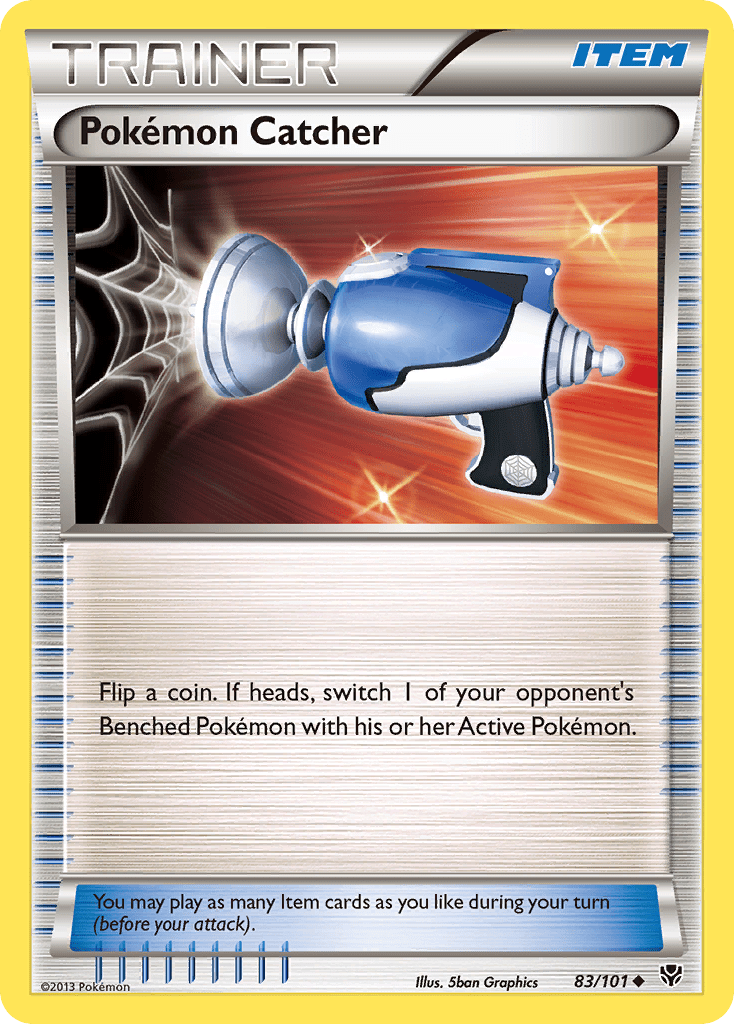 Pokemon Catcher (83/101) [Black & White: Plasma Blast] Pokemon Single Pokémon  | Multizone: Comics And Games