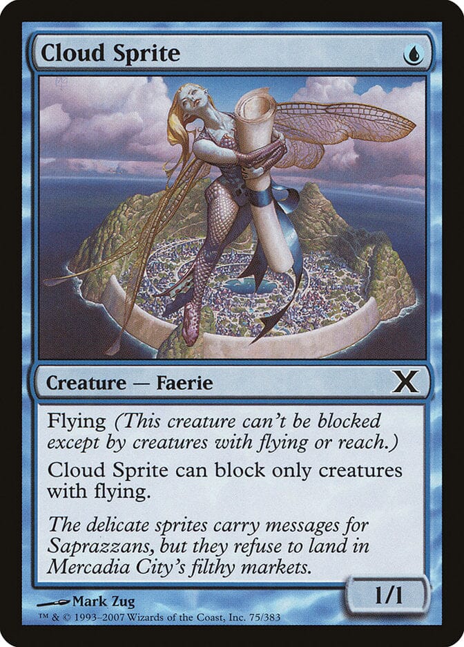 Cloud Sprite [Tenth Edition] MTG Single Magic: The Gathering  | Multizone: Comics And Games