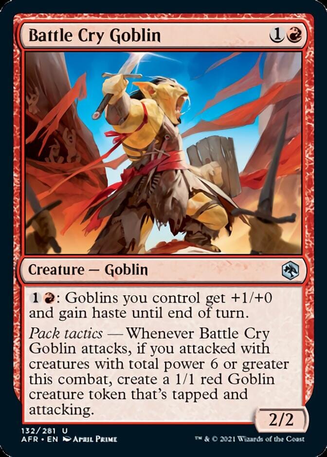 Battle Cry Goblin [Dungeons & Dragons: Adventures in the Forgotten Realms] MTG Single Magic: The Gathering  | Multizone: Comics And Games