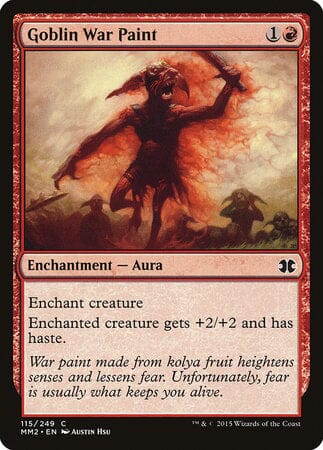 Goblin War Paint [Modern Masters 2015] MTG Single Magic: The Gathering  | Multizone: Comics And Games