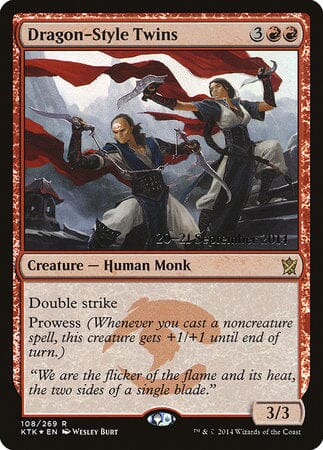 Dragon-Style Twins [Khans of Tarkir Promos] MTG Single Magic: The Gathering  | Multizone: Comics And Games