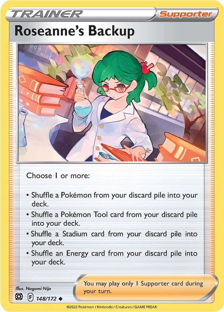 Roseanne's Backup (148/172) [Sword & Shield: Brilliant Stars] Pokemon Single Pokémon  | Multizone: Comics And Games