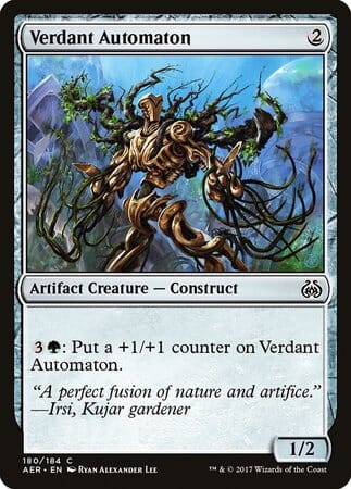 Verdant Automaton [Aether Revolt] MTG Single Magic: The Gathering  | Multizone: Comics And Games