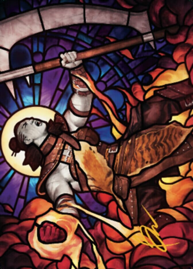 Garna, Bloodfist of Keld Art Card (Gold-Stamped Signature) [Dominaria United Art Series] MTG Single Magic: The Gathering  | Multizone: Comics And Games