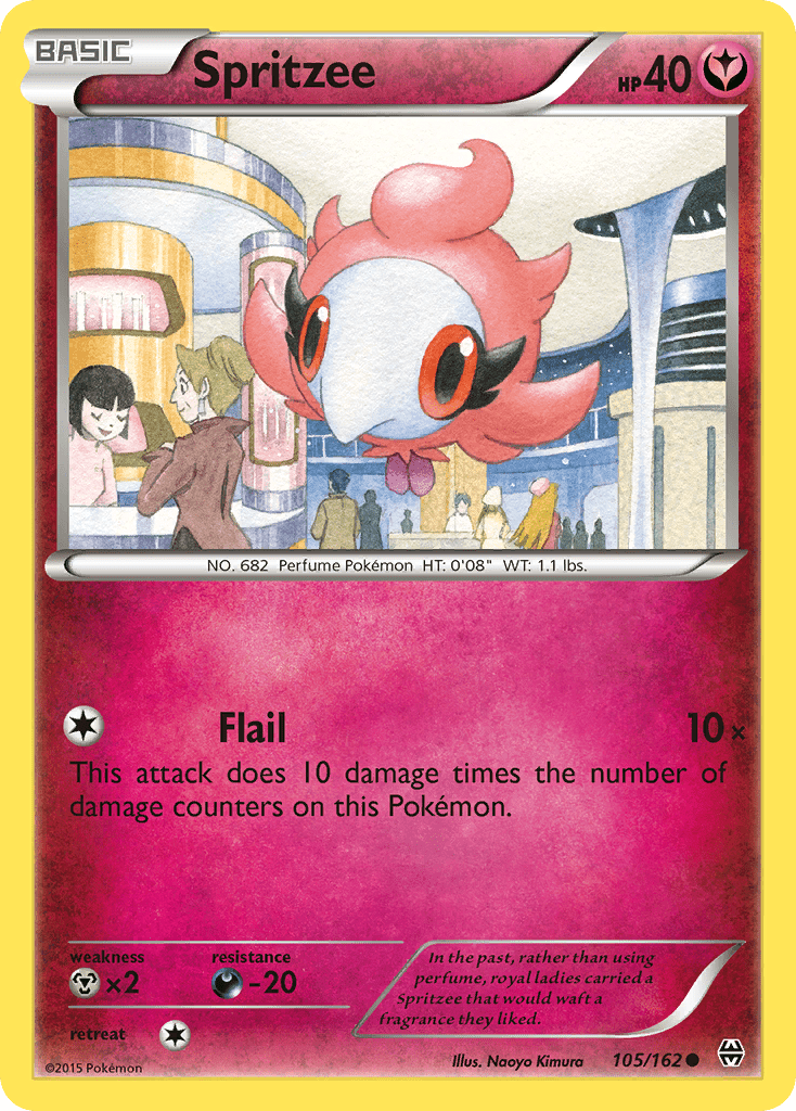 Spritzee (105/162) [XY: BREAKthrough] Pokemon Single Pokémon  | Multizone: Comics And Games
