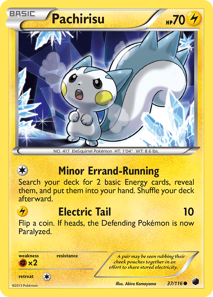Pachirisu (37/116) [Black & White: Plasma Freeze] Pokemon Single Pokémon  | Multizone: Comics And Games