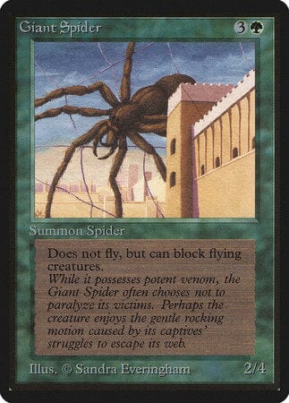 Giant Spider [Limited Edition Beta] MTG Single Magic: The Gathering  | Multizone: Comics And Games