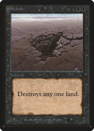 Sinkhole [Limited Edition Beta] MTG Single Magic: The Gathering  | Multizone: Comics And Games