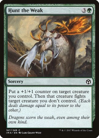 Hunt the Weak [Iconic Masters] MTG Single Magic: The Gathering  | Multizone: Comics And Games
