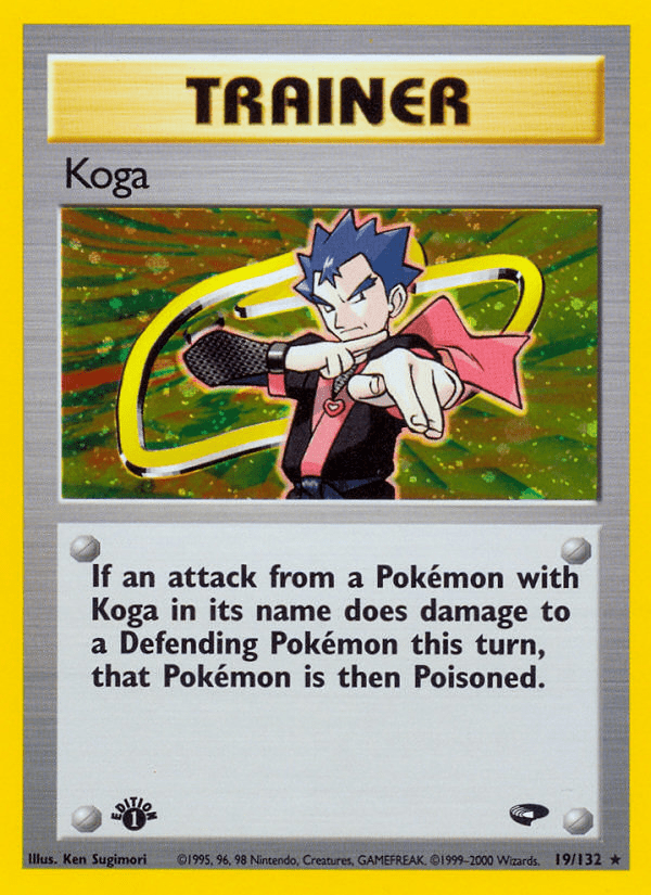 Koga (19/132) [Gym Challenge 1st Edition] Pokemon Single Pokémon  | Multizone: Comics And Games