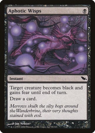 Aphotic Wisps [Shadowmoor] MTG Single Magic: The Gathering  | Multizone: Comics And Games