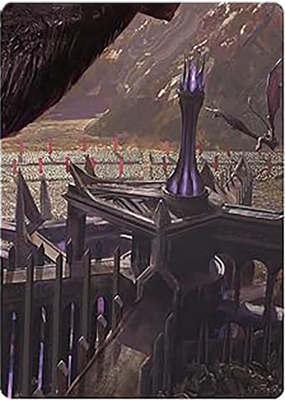Minas Morgul, Dark Fortress Art Card [The Lord of the Rings: Tales of Middle-earth Art Series] MTG Single Magic: The Gathering  | Multizone: Comics And Games
