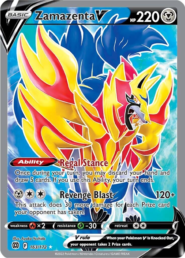 Zamazenta V (163/172) [Sword & Shield: Brilliant Stars] Pokemon Single Pokémon  | Multizone: Comics And Games