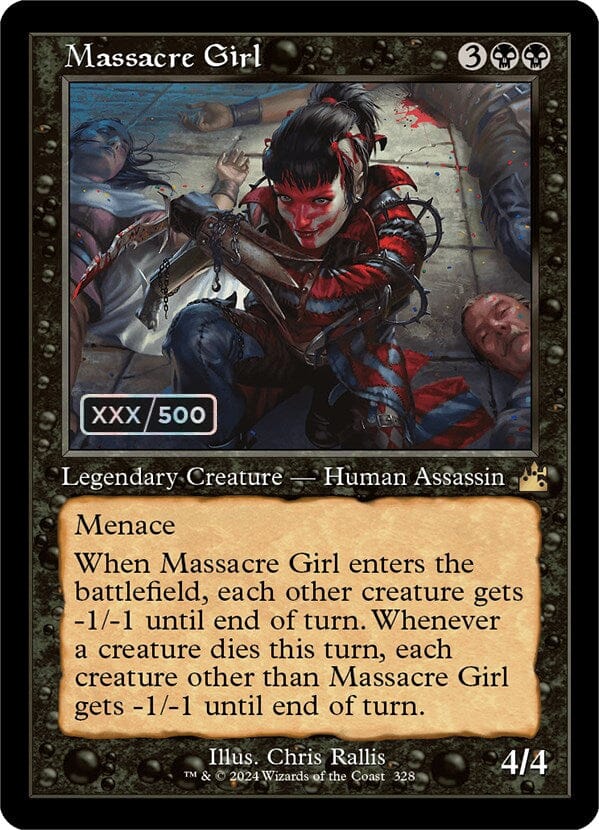 Massacre Girl (Retro) (Serialized) [Ravnica Remastered] MTG Single Magic: The Gathering  | Multizone: Comics And Games