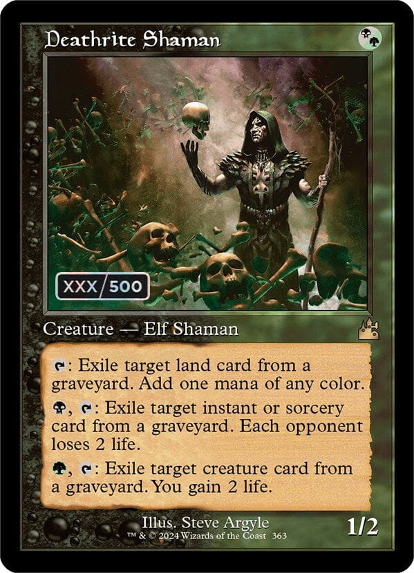 Deathrite Shaman (Retro) (Serialized) [Ravnica Remastered] MTG Single Magic: The Gathering  | Multizone: Comics And Games